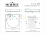 Раковина над стиральной машиной Лилия V60