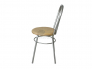 Стул №1 ДХ-8 без мягкой спинки обивка бежевый