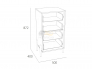 Комод Тео НМ 040.26
