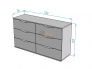 Комод Astrid K171