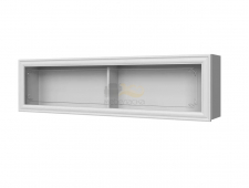 Полка навесная 1 дв. стекло
