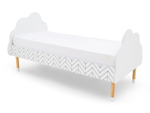 Кровать Stumpa Облако с рисунком Ёлочки