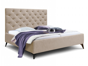 Кровать Фрейм 1400 Каретная стяжка высокие ножки без подъема вивальди 3