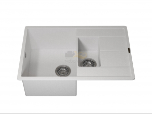 Кухонная мойка Uperwood Quartz UPD-05-01 белая матовая