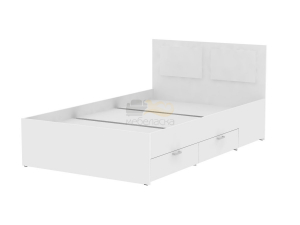 Кровать Ольга L60 ширина 1200 (четыре ящика)