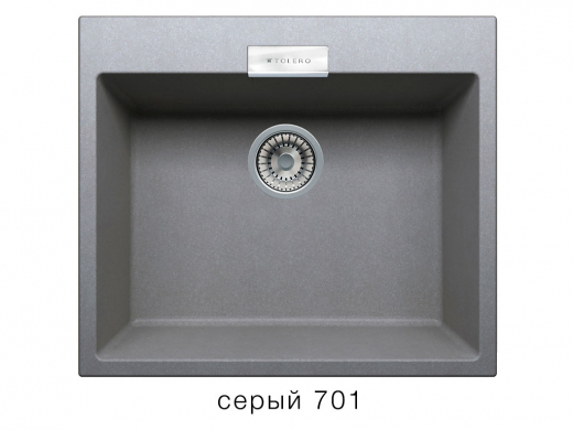 Мойка кварцевая Tolero Loft TL-580 Серый 701
