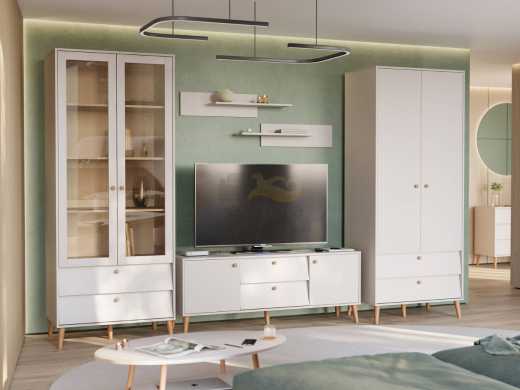 Гостиная Афина Кашемир серый